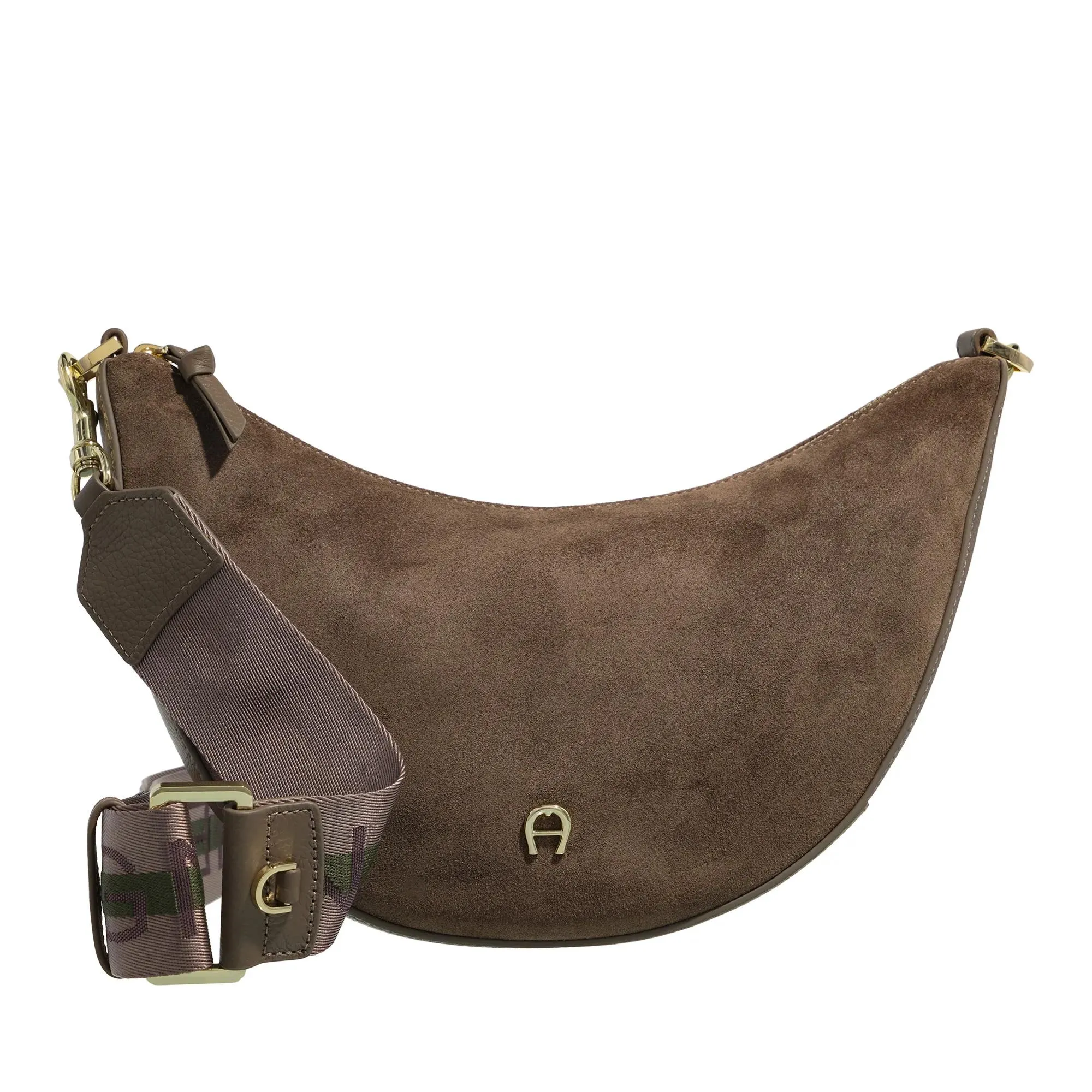   AIGNER  Zita Coal Brown  Crossbody Bag 