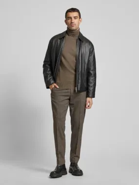 BOSS Strickpullover mit Rollkragen Modell 'ELOGICO' (taupe) online kaufen