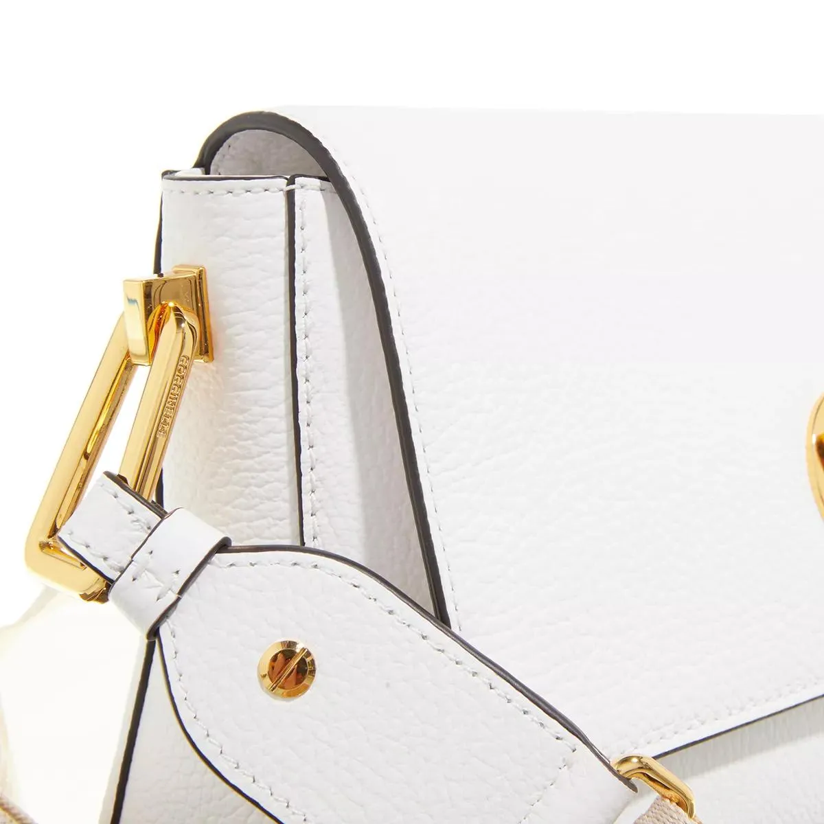   Coccinelle  Liya Signature Brillant White  Crossbody Bag 