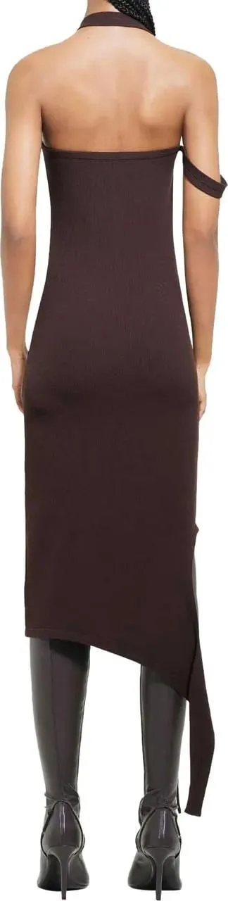   Courrèges  Ribbed Knit Dress mehrfarbig  Midi-Kleider 