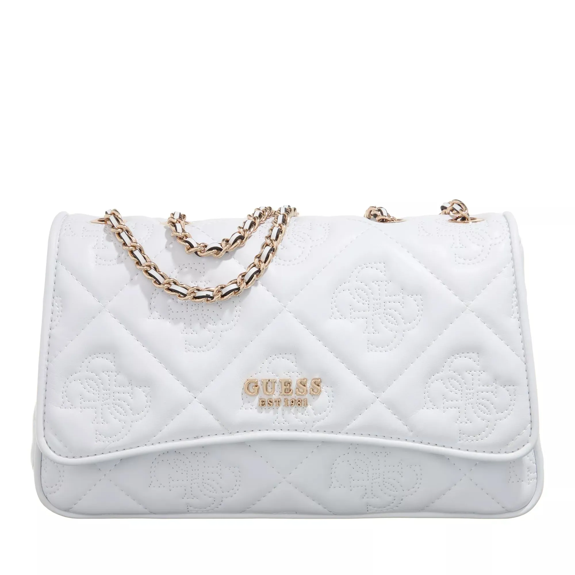   Guess  Marieke Convertible Xbody Flap White Logo  Crossbody Bag 