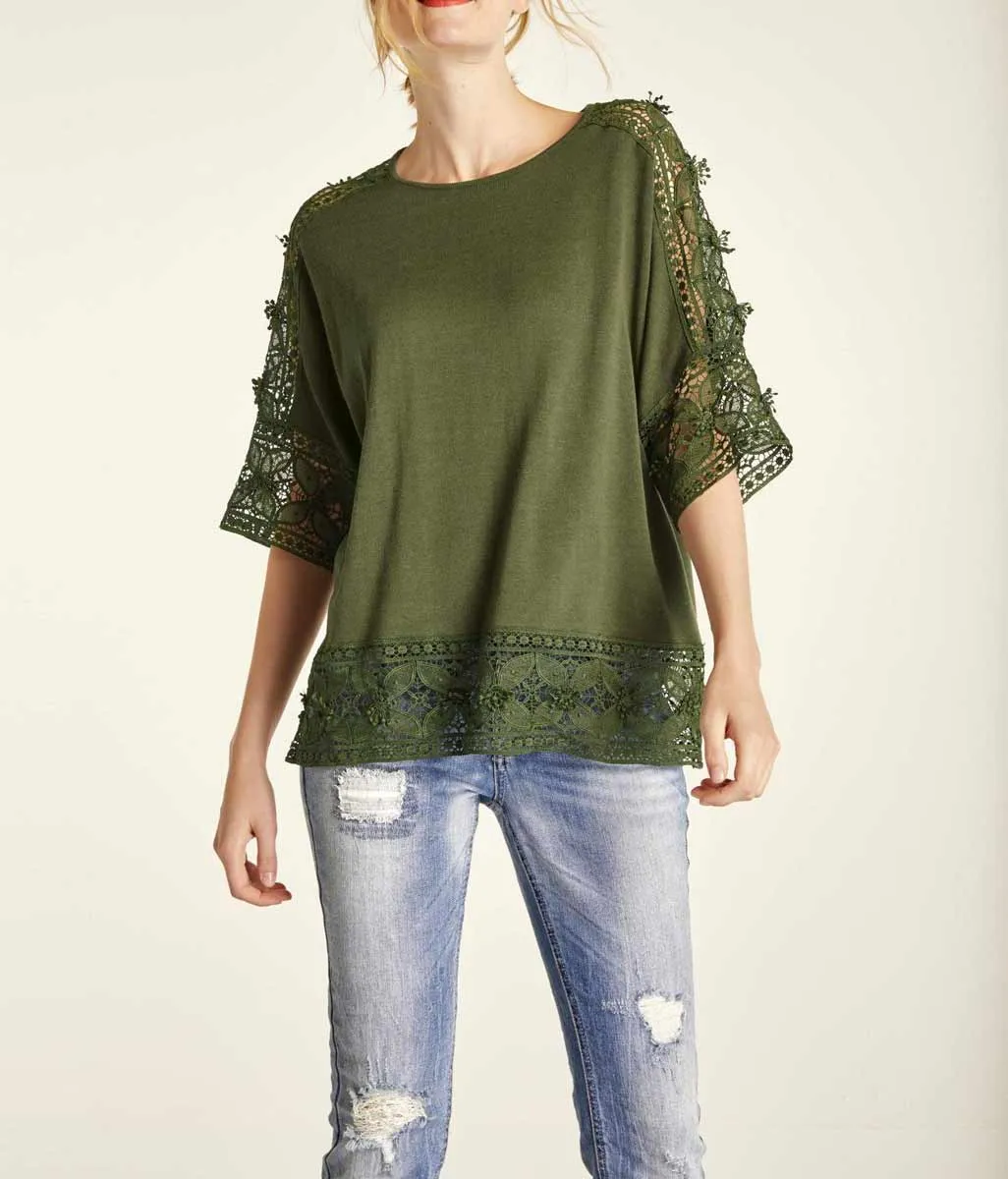 Heine Strickpullover Damen oliv 241.296