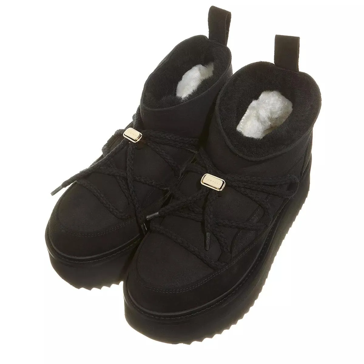   INUIKII  Classic Low Plattform Black  Winterstiefel 