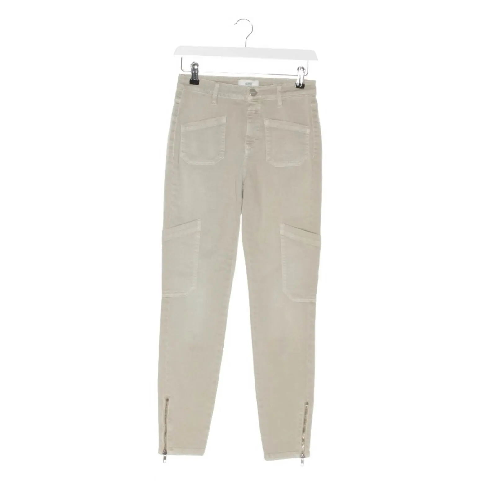 Jeans Straight Fit W25 Weiß