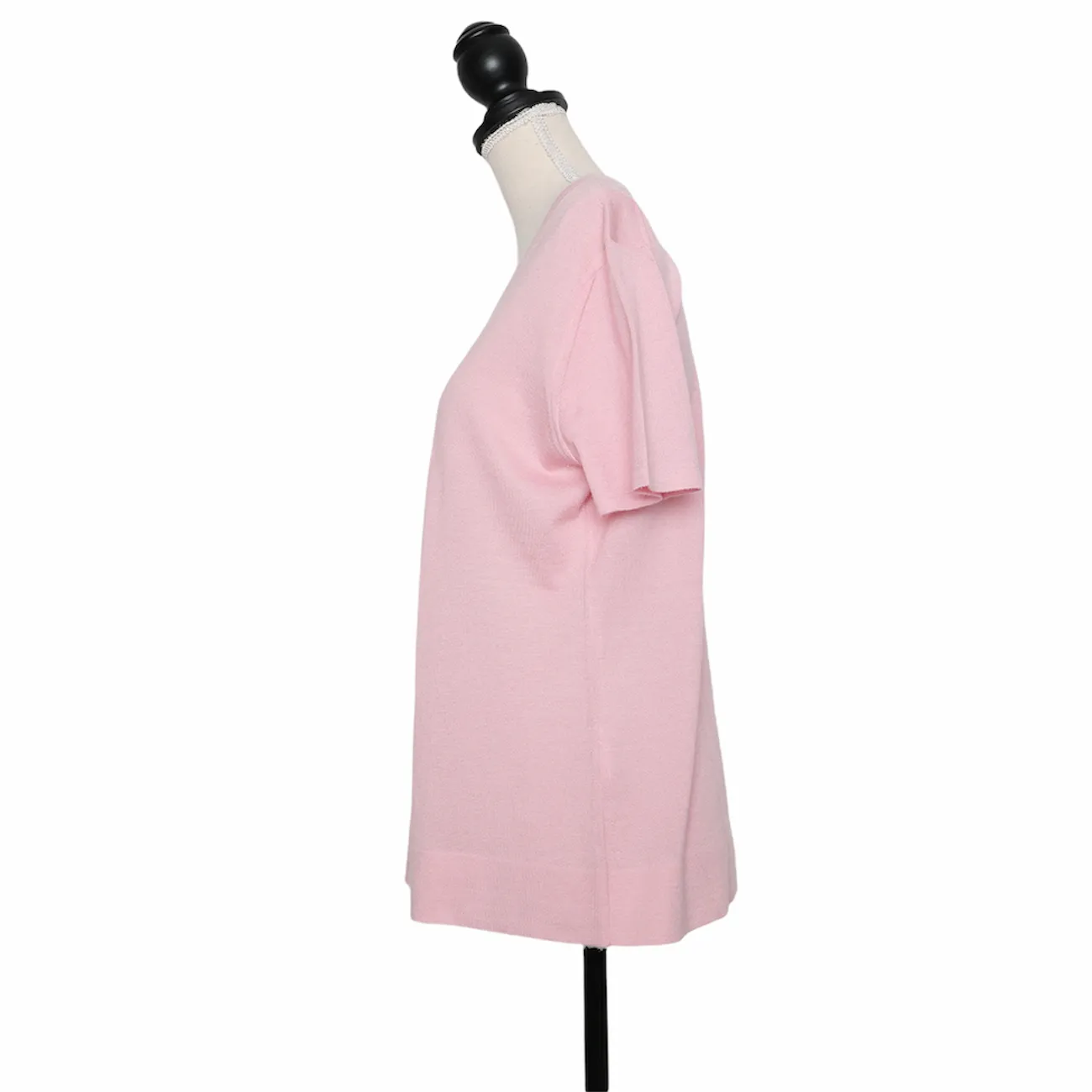 Jil Sander Kaschmirpullover mit kurzen rmeln Rosa