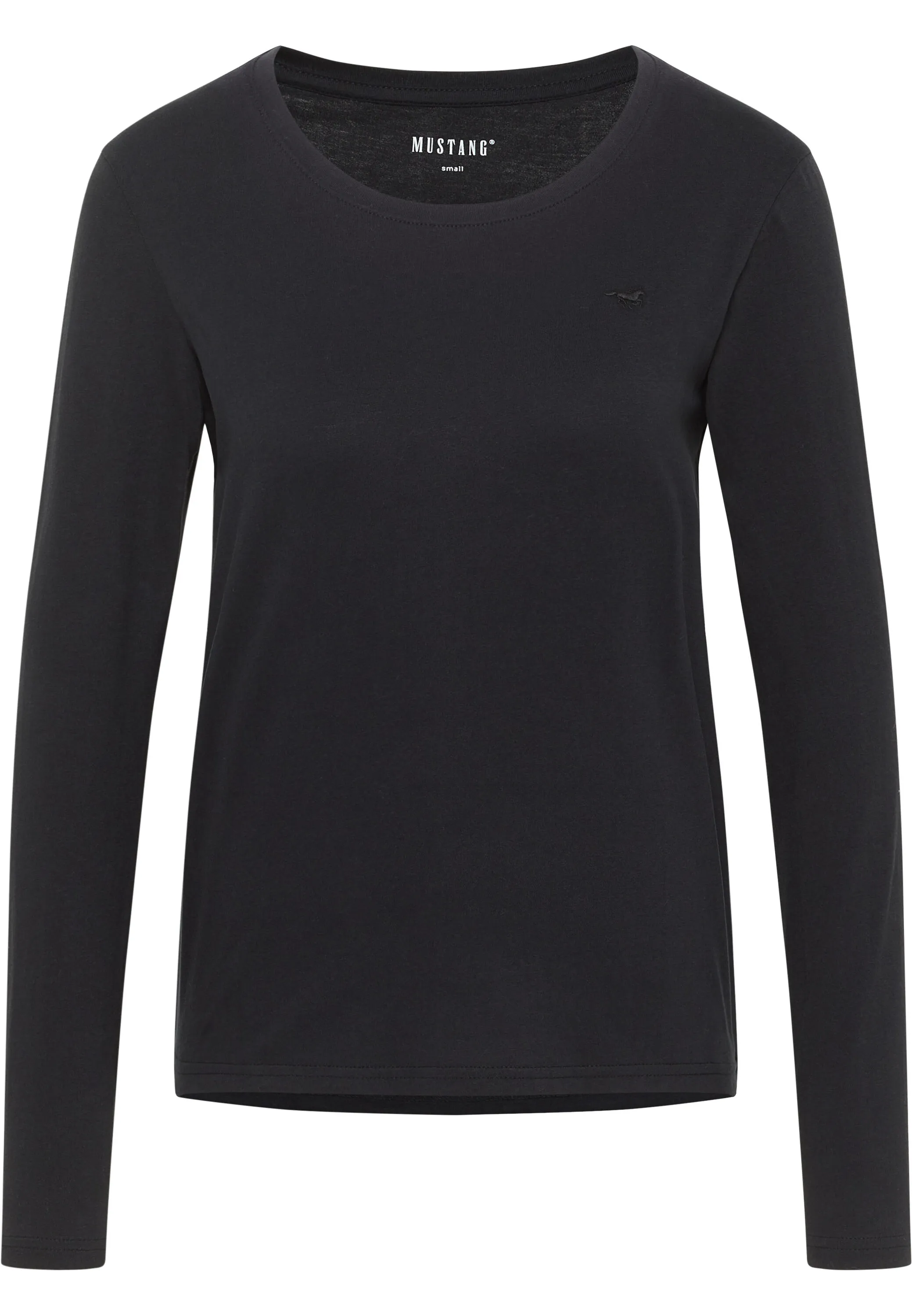 Langarmshirt aus purer Baumwolle