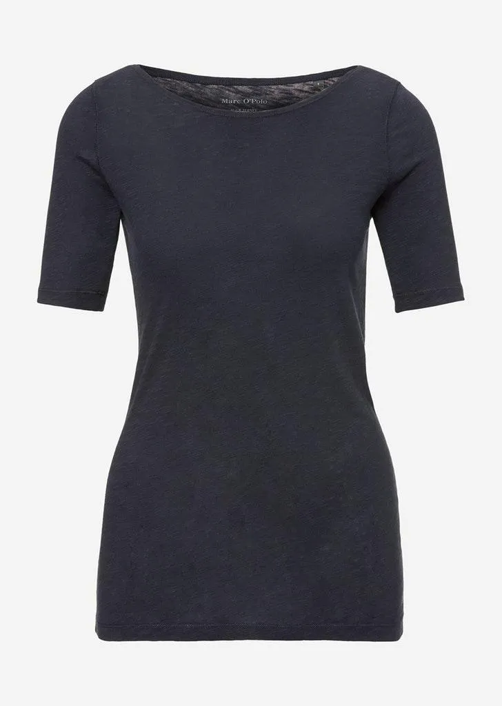 Slub-Jersey-T-Shirt loose