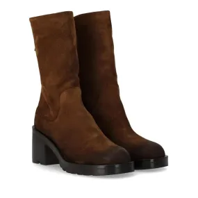   Strategia  STRATEGIA LIFE BRAUNE STIEFELETTE MIT ABSATZ schwarz  Stiefelette 