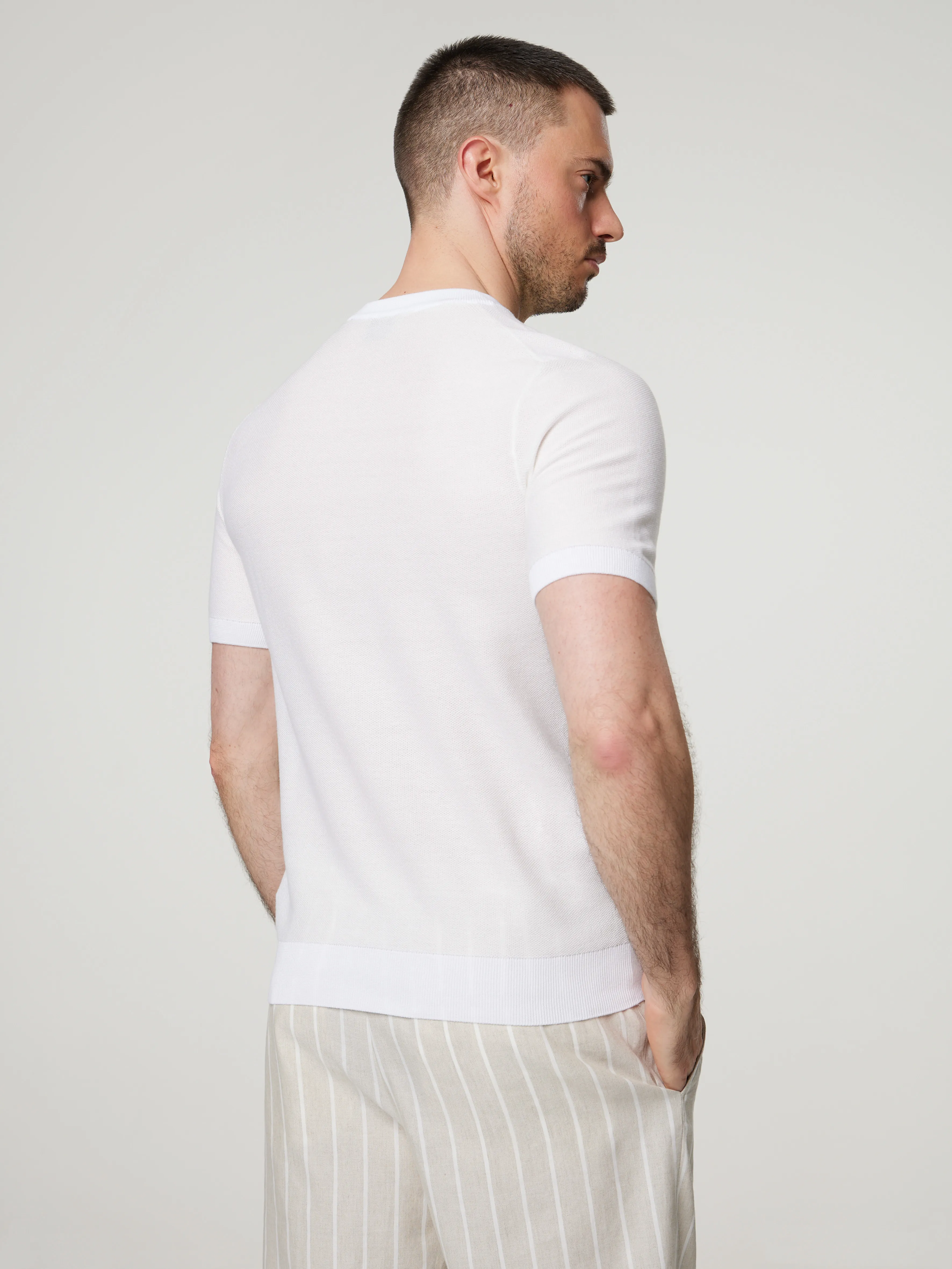Strickshirt aus Piqué TANTINO