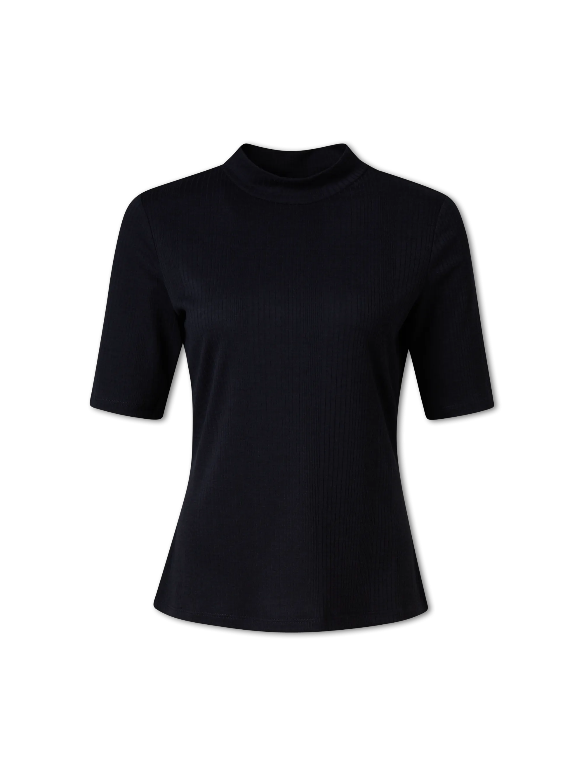 Strickshirt mit Stehkragen